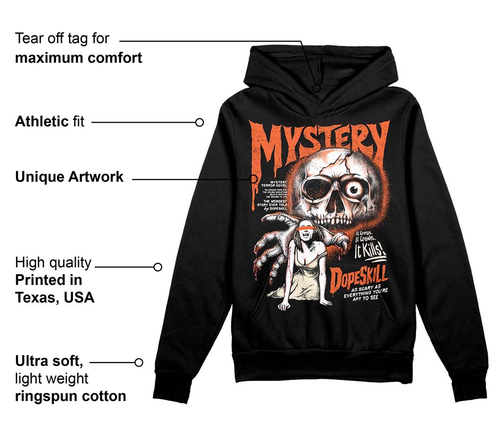 Georgia Peach 3s DopeSkill Hoodie Sweatshirt Mystery Ghostly Grasp Graphic