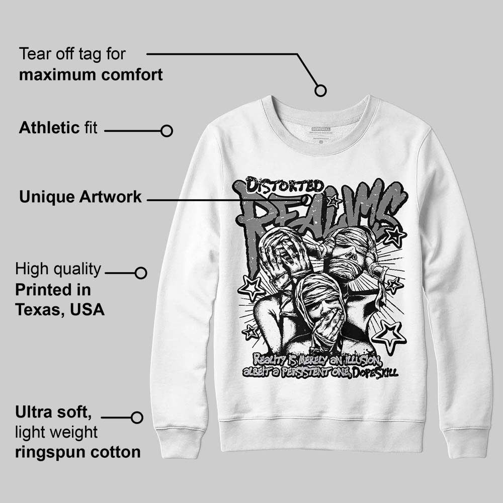 Grey Collection DopeSkill Sweatshirt Distorted Realms Graphic