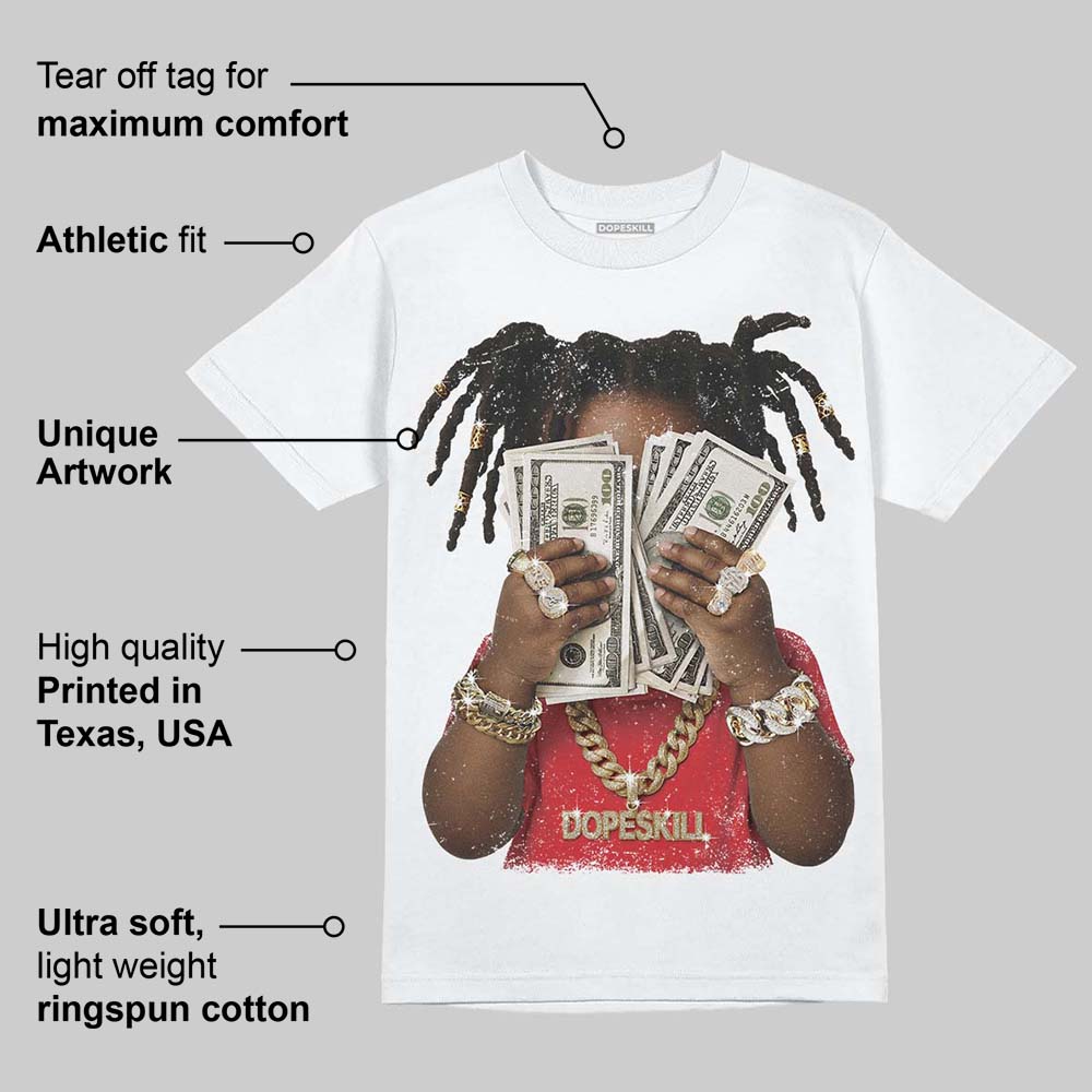 Cherry 11s DopeSkill T-Shirt Rich Youth Graphic