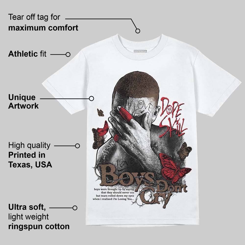 Olive 9s DopeSkill T-Shirt Boys Don't Cry Graphic