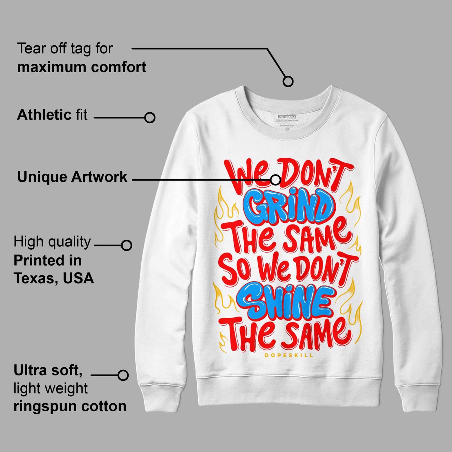 Fruity Pebbles Dunks DopeSkill Sweatshirt Grind Shine Graphic