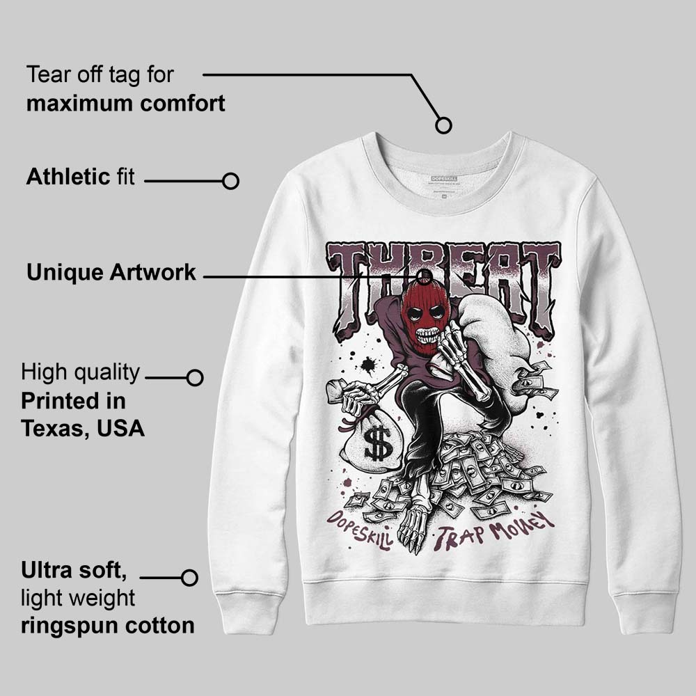A Ma Maniere x "Violet Ore" 5s DopeSkill Sweatshirt Threat Graphic