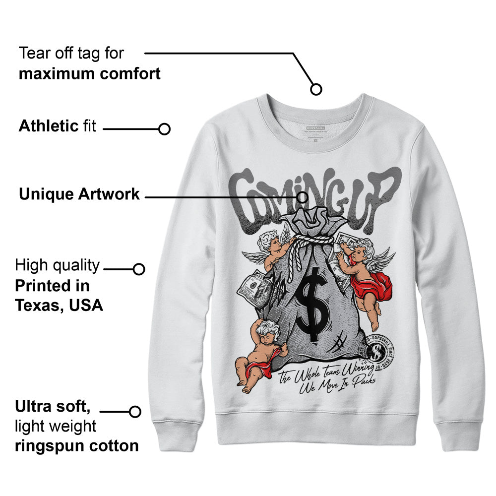 Grey Collection DopeSkill Sweatshirt Money Bag Coming Up Graphic