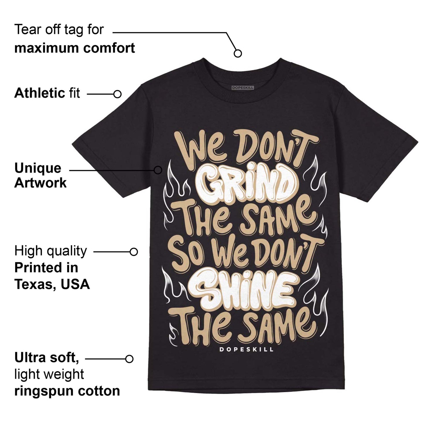 TAN Collection DopeSkill T-Shirt Grind Shine Graphic