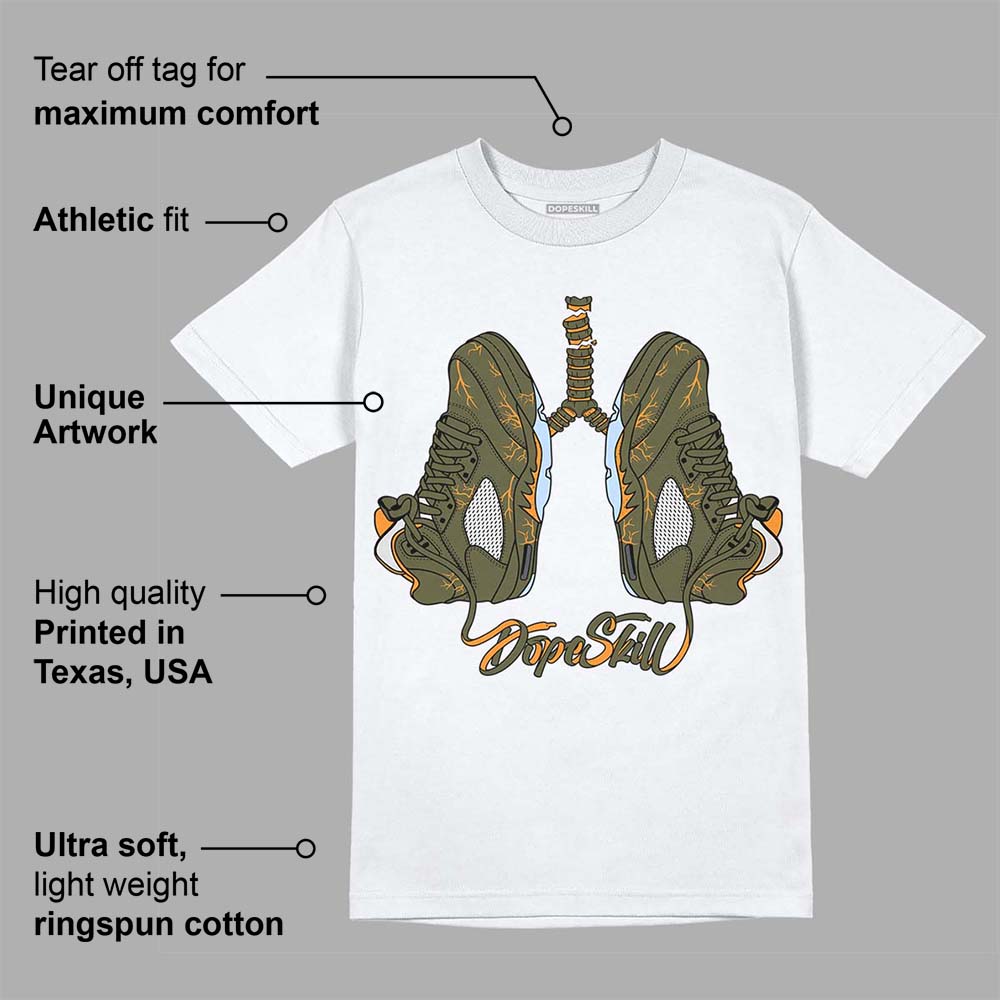 Olive 5s DopeSkill T-Shirt Breathe Graphic