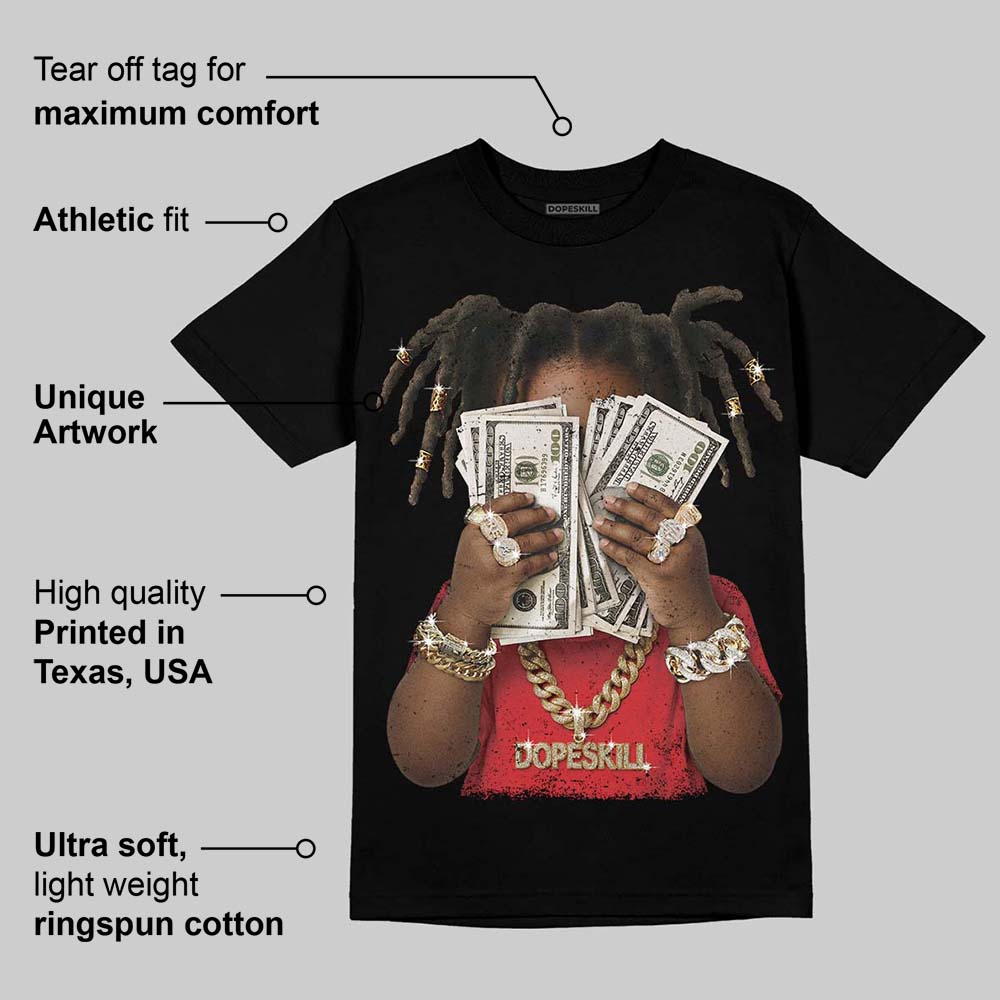 Black and White Collection DopeSkill T-Shirt Rich Youth Graphic