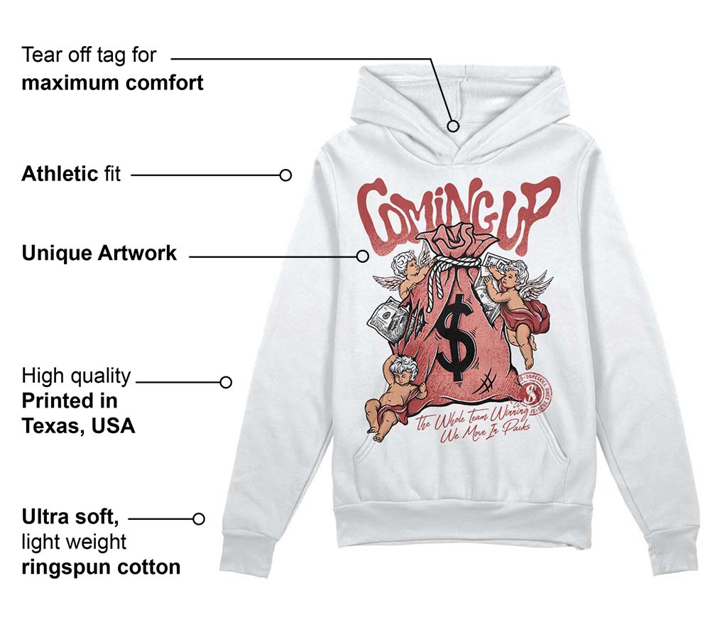 Dune Red 13s DopeSkill Hoodie Sweatshirt Money Bag Coming Up Graphic