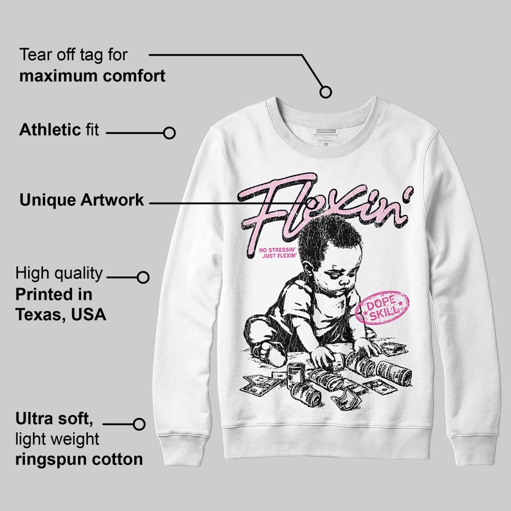 Triple Pink Dunk DopeSkill Sweatshirt Flexin' Graphic