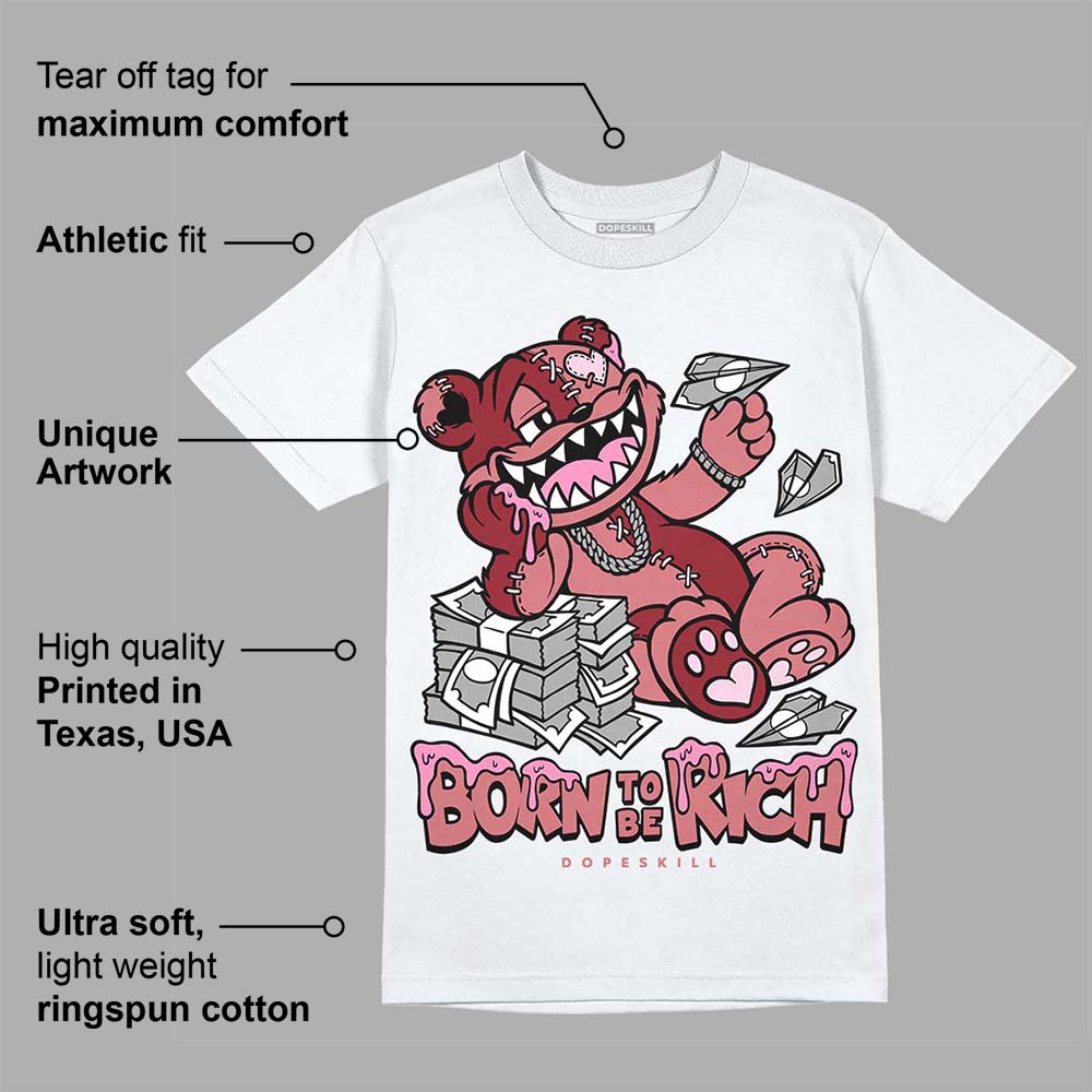 Valentine's Day Collection DopeSkill T-Shirt Born To Be Rich Graphic