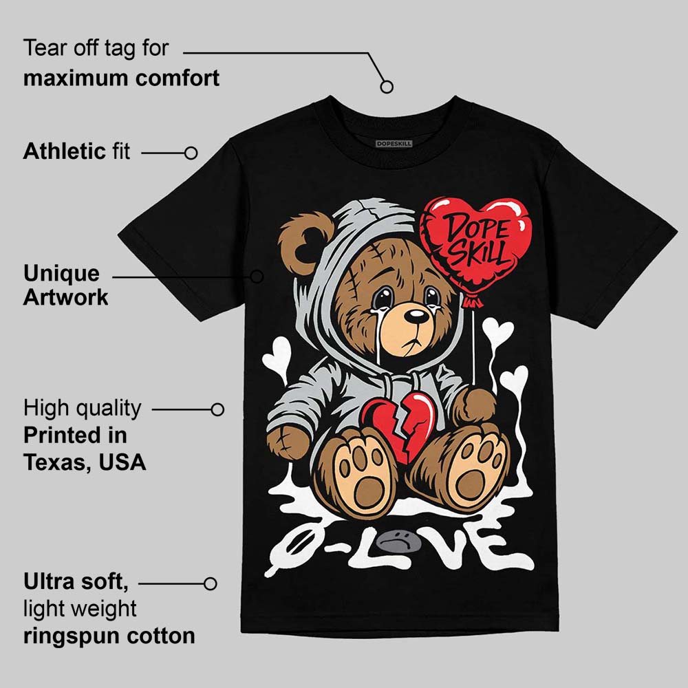 Fear 4s DopeSkill T-Shirt Broken Bear Graphic