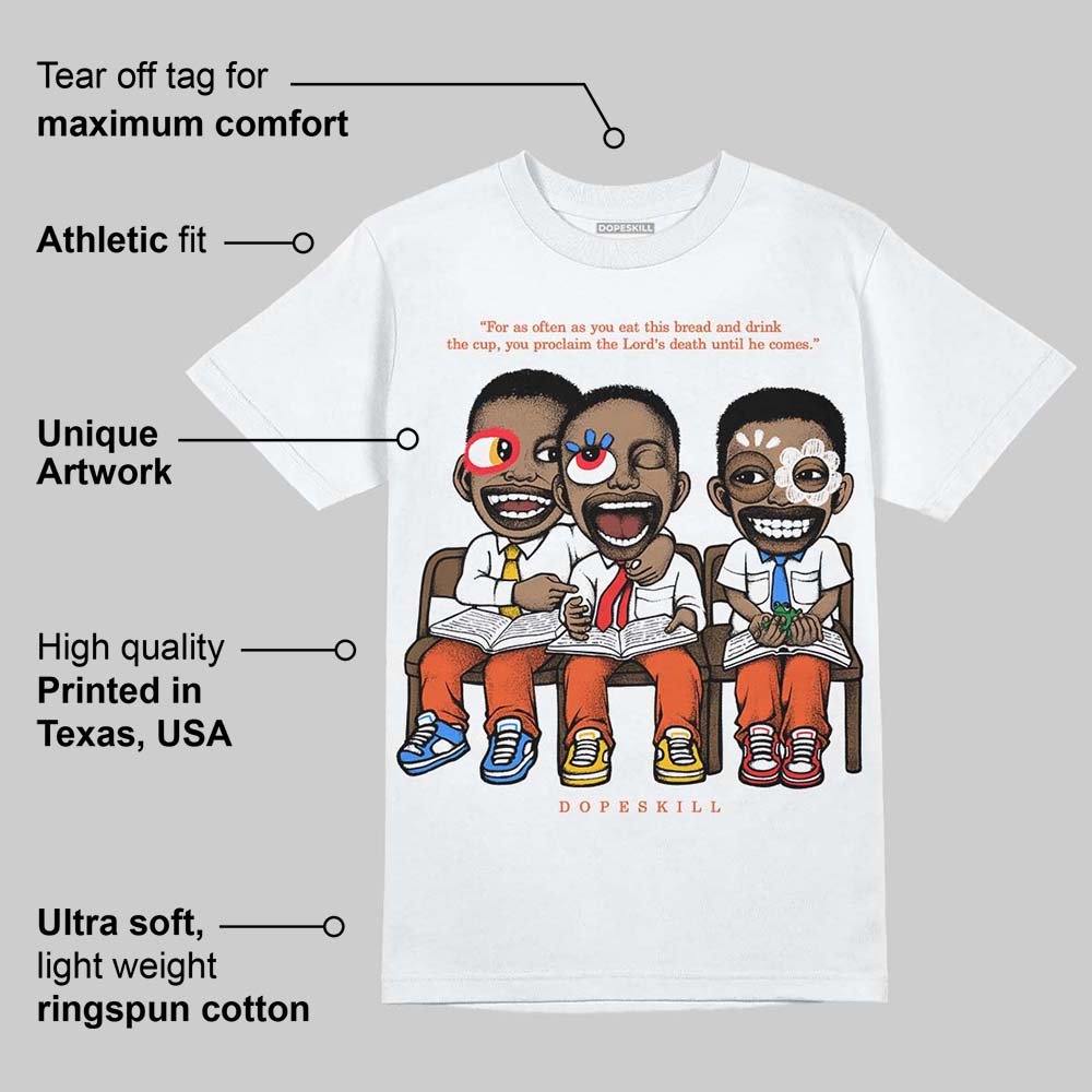 Orange Milk DopeSkill T-Shirt First Sunday Graphic