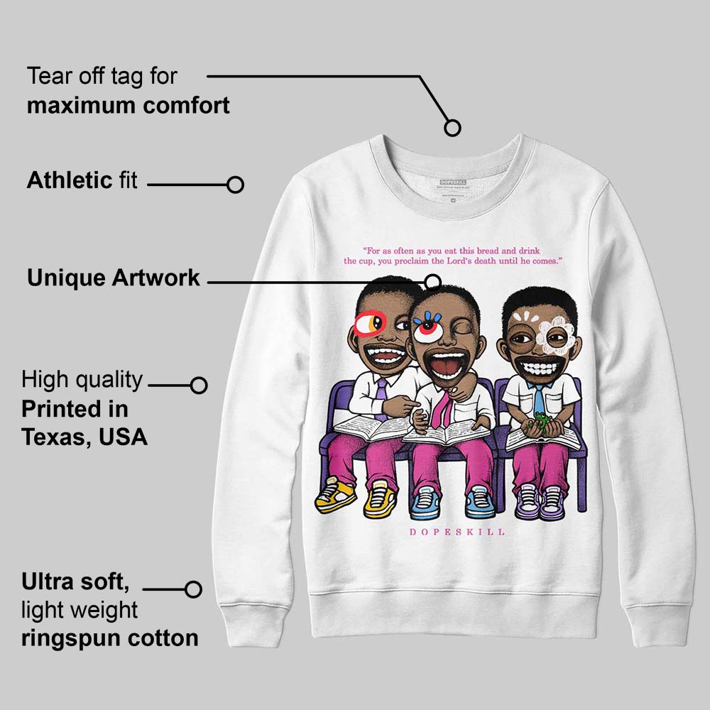 Dunk Active Fuchsia DopeSkill Sweatshirt First Sunday Graphic
