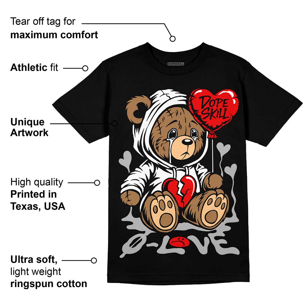 Dunk Panda White Black DopeSkill T-Shirt Broken Bear Graphic
