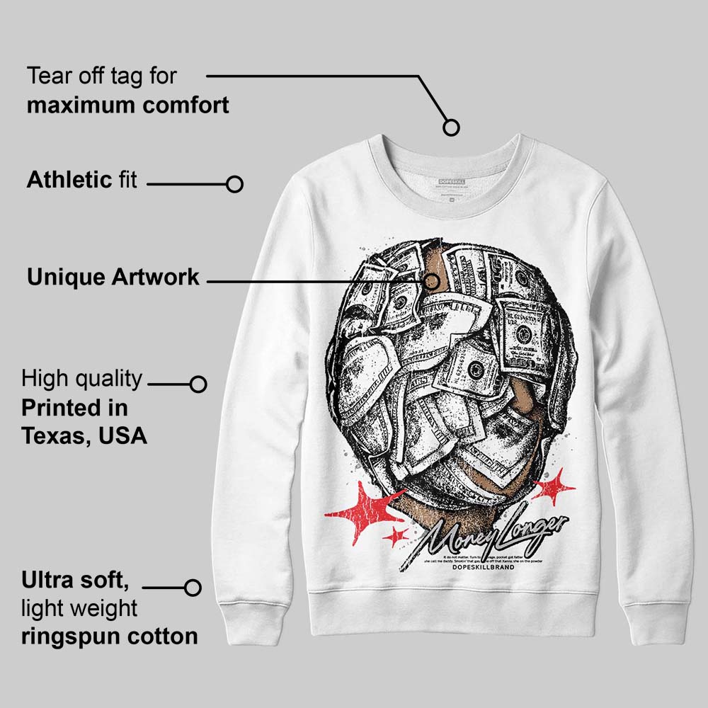 Grey Collection DopeSkill Sweatshirt Money Longer Graphic
