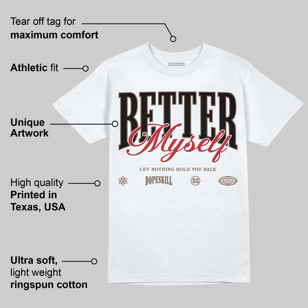 Olive 9s DopeSkill T-Shirt Better Myself Graphic
