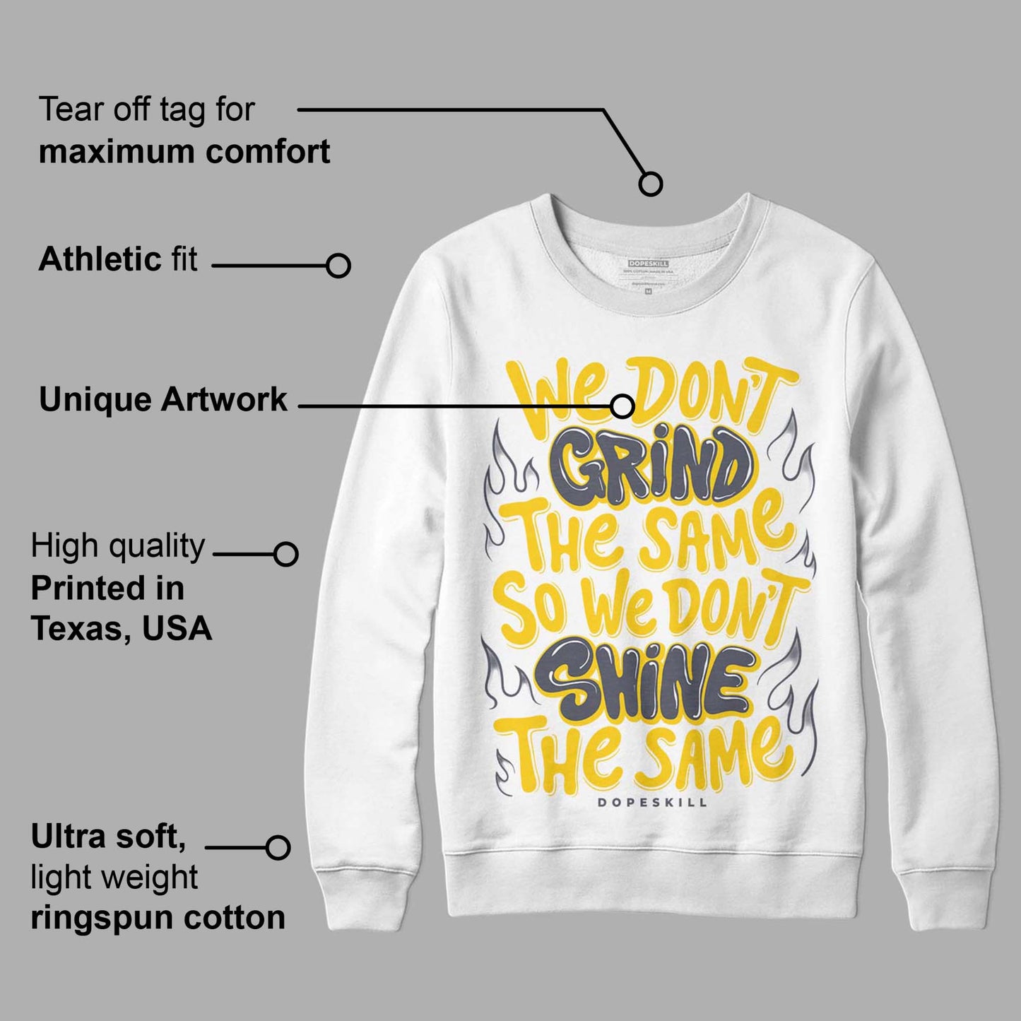 Lightning 4s DopeSkill Sweatshirt Grind Shine Graphic