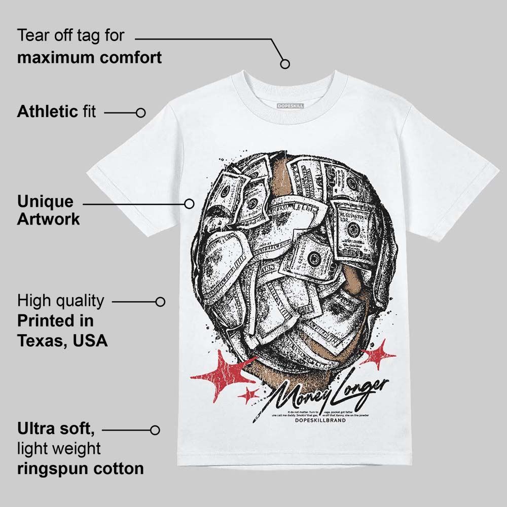 Bred 11s DopeSkill T-Shirt Money Longer Graphic
