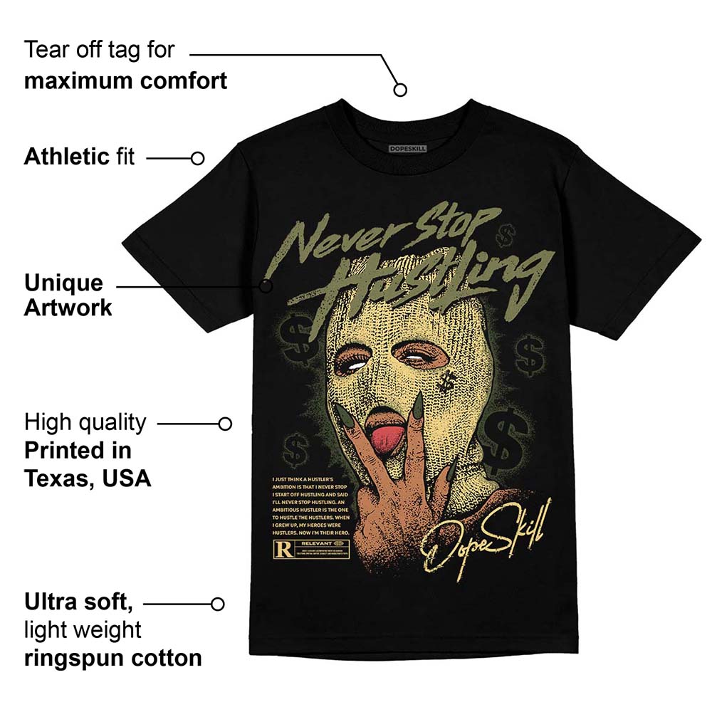 Craft Olive 4s DopeSkill T-Shirt Never Stop Hustling Graphic