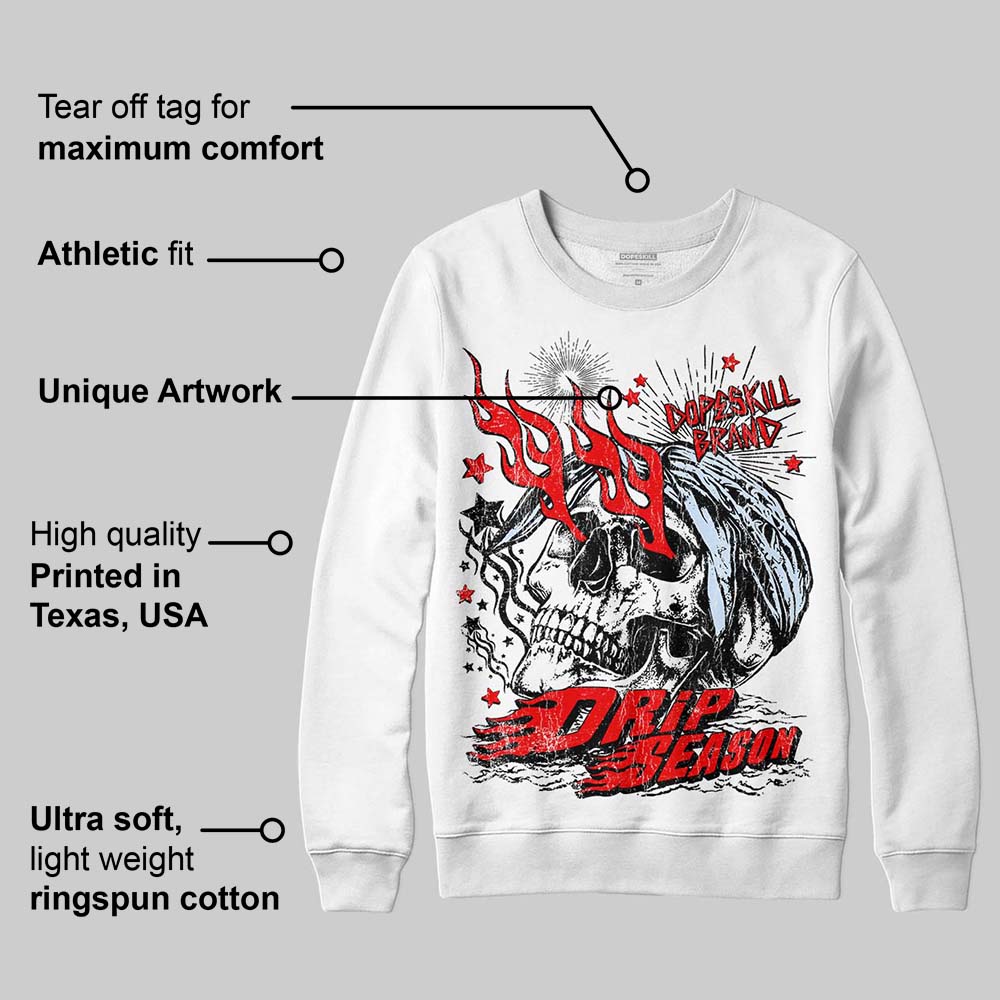 Cherry 11s DopeSkill Sweatshirt Drip Season Graphic