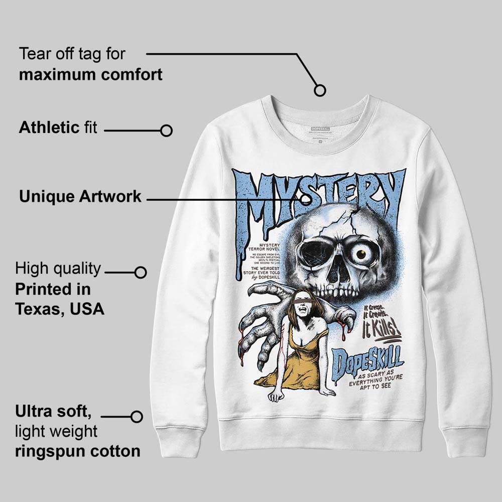 Handball Spezial Light Blue DopeSkill Sweatshirt Mystery Ghostly Grasp Graphic