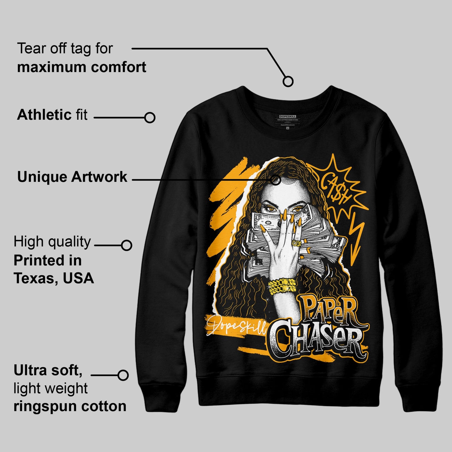 Black Taxi 12s DopeSkill Sweatshirt NPC Graphic