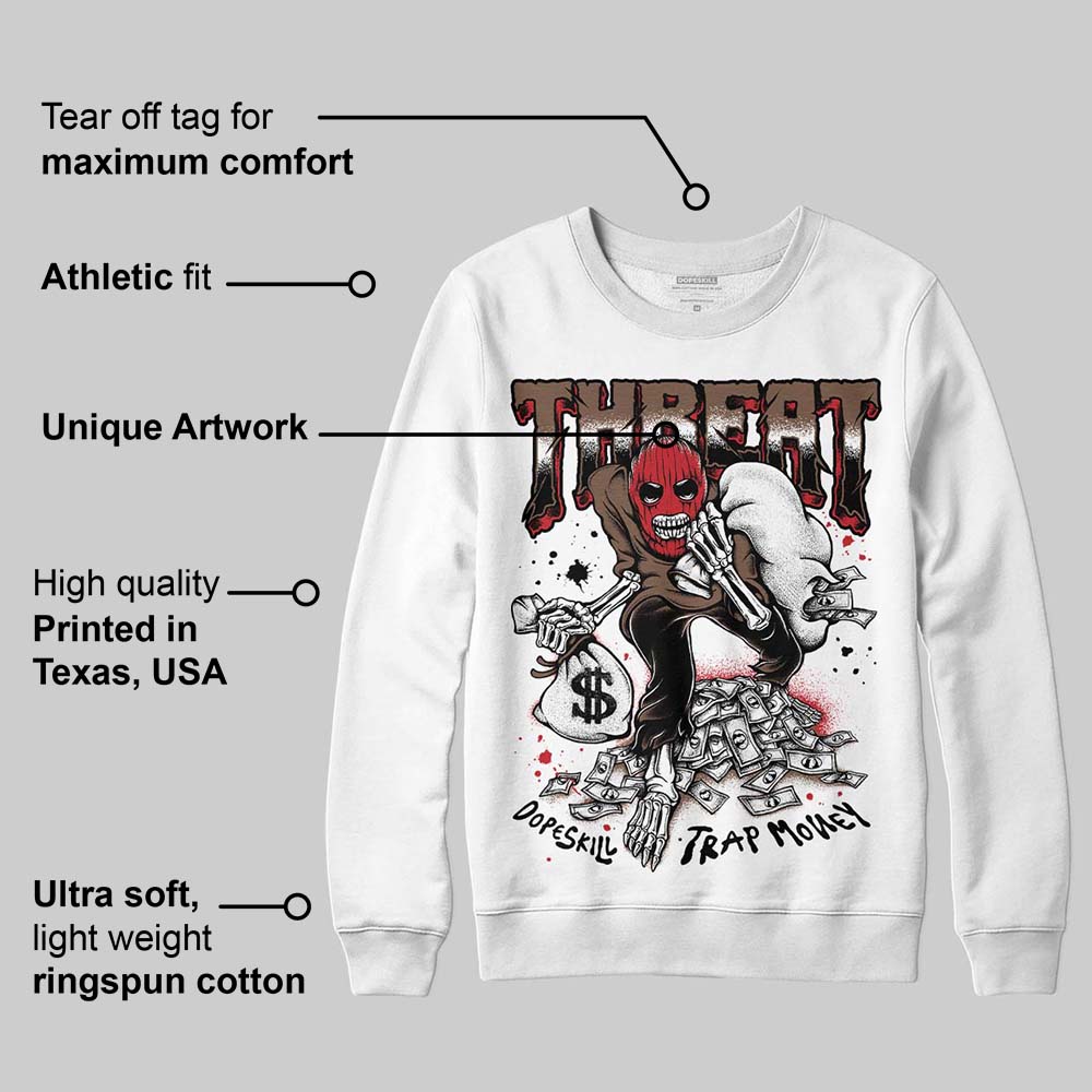 Olive 9s DopeSkill Sweatshirt Threat Graphic