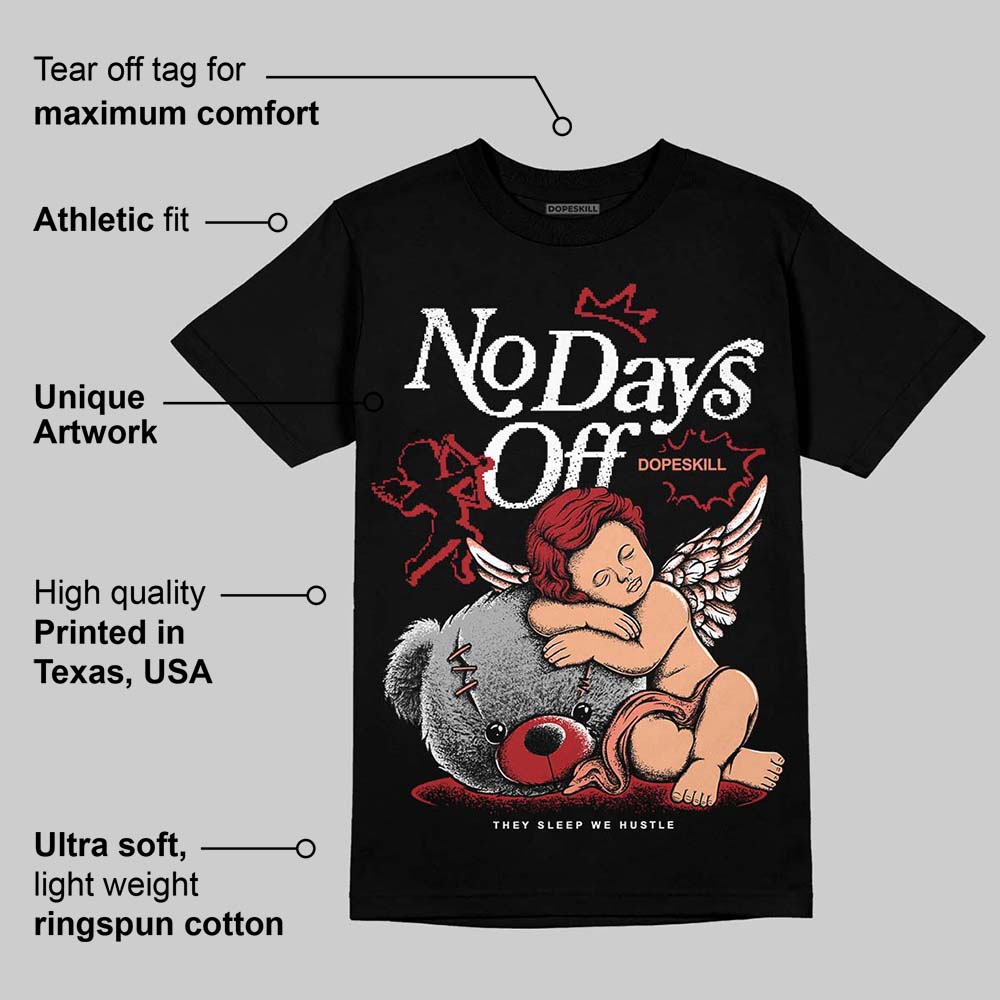 Rare Air Cinnabar 1s DopeSkill T-Shirt New No Days Off Graphic
