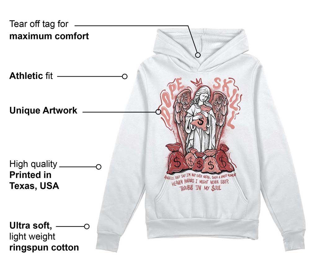 Dune Red 13s DopeSkill Hoodie Sweatshirt Angels Graphic
