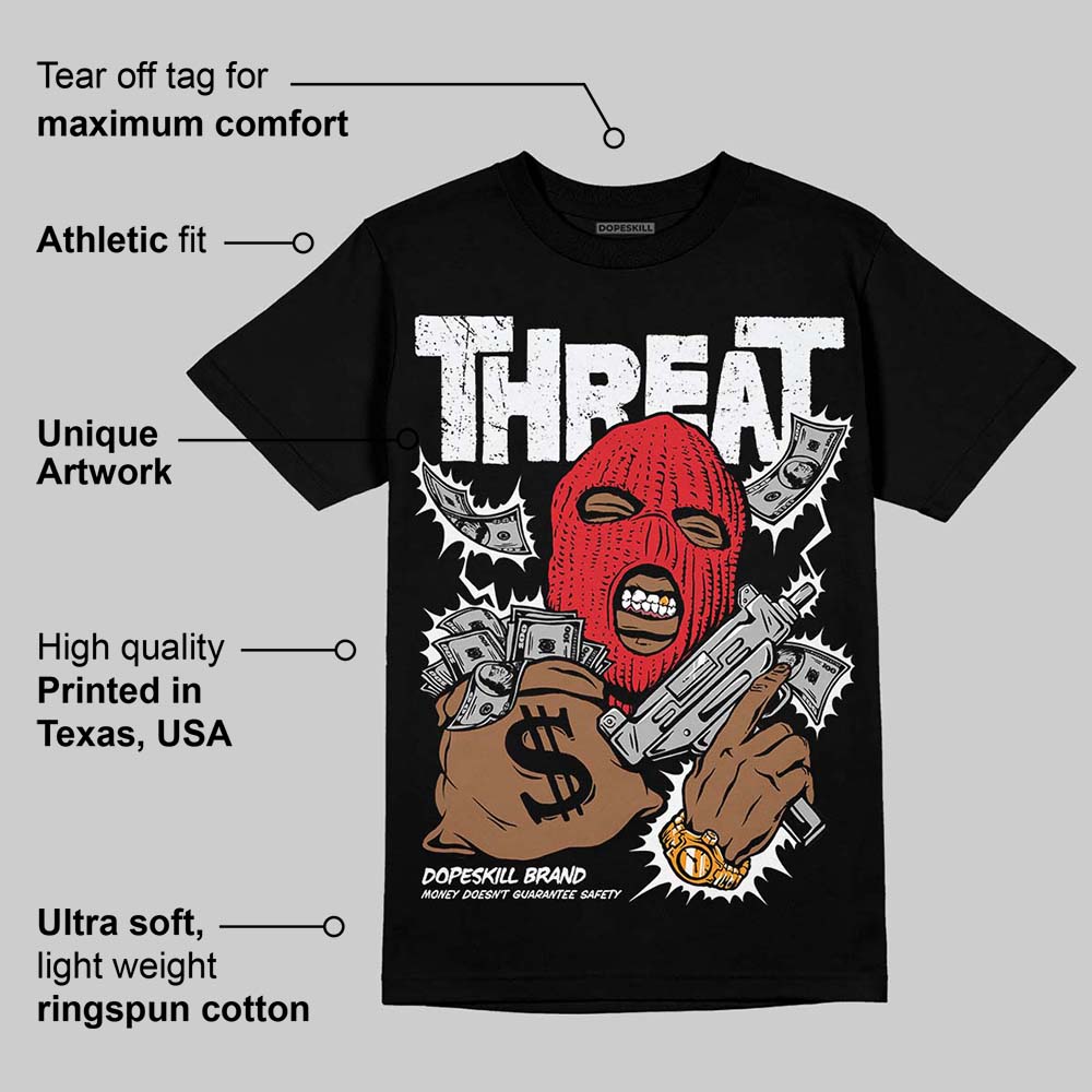 Dunk Panda White Black DopeSkill T-Shirt Under Threat Graphic