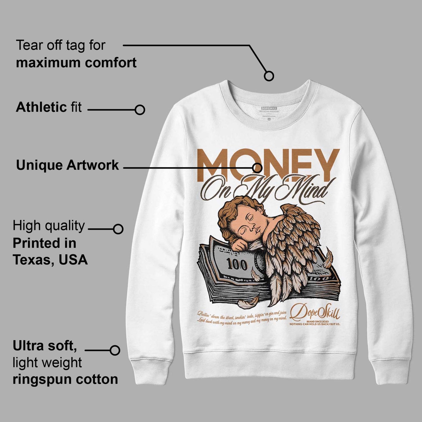 Palomino 3s DopeSkill Sweatshirt MOMM Graphic