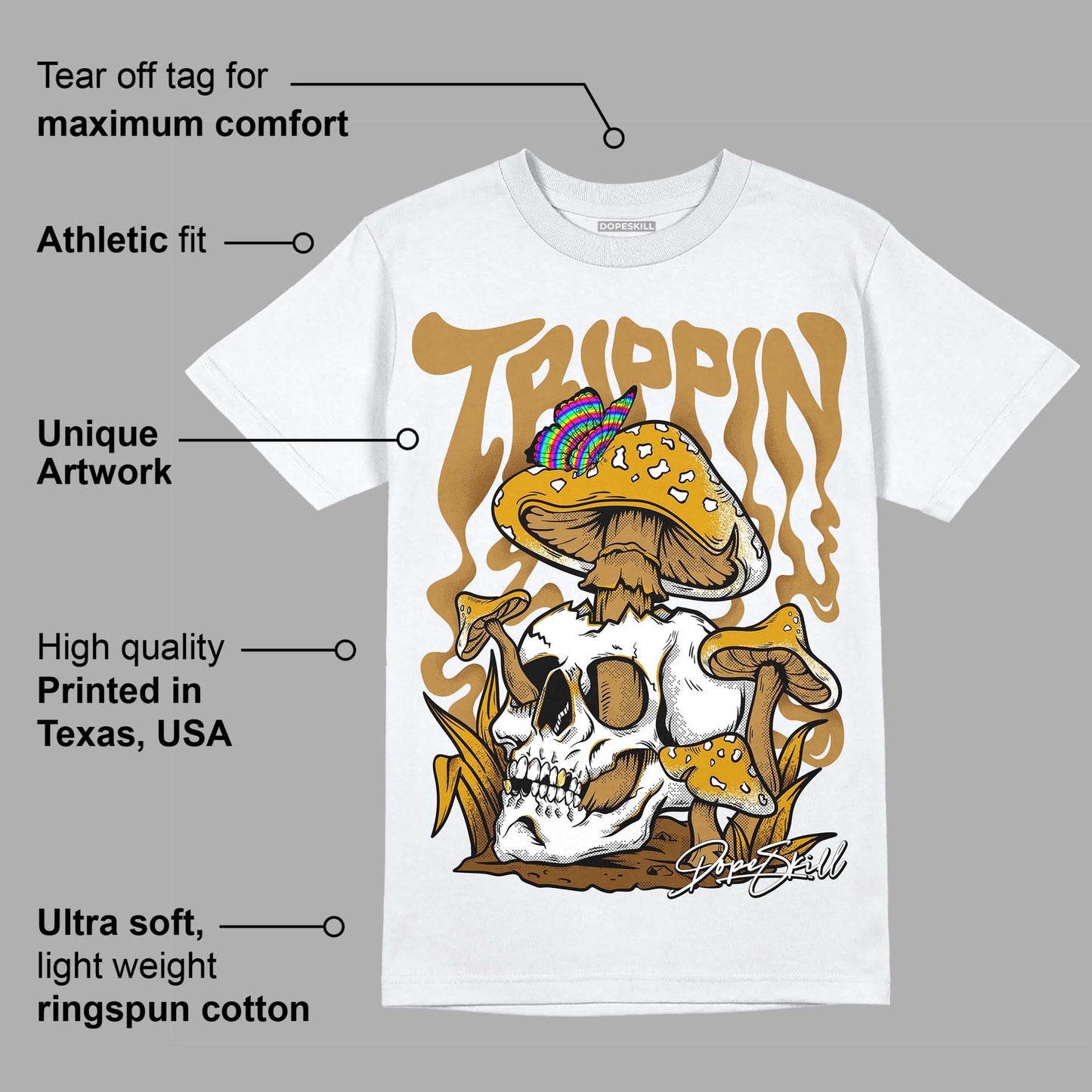 Wheat 13s DopeSkill T-Shirt Trippin Graphic