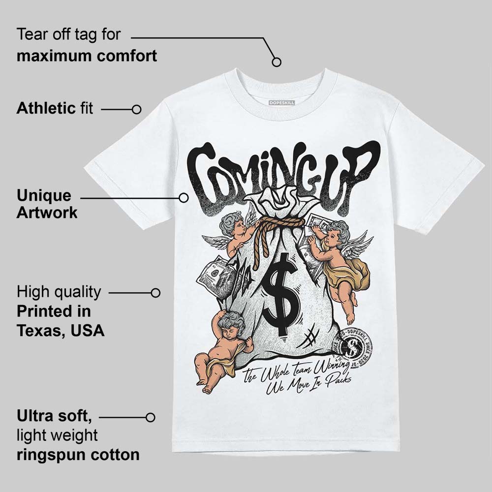 1906R ‚ÄòWhite Gold‚Äô DopeSkill T-Shirt Money Bag Coming Up Graphic