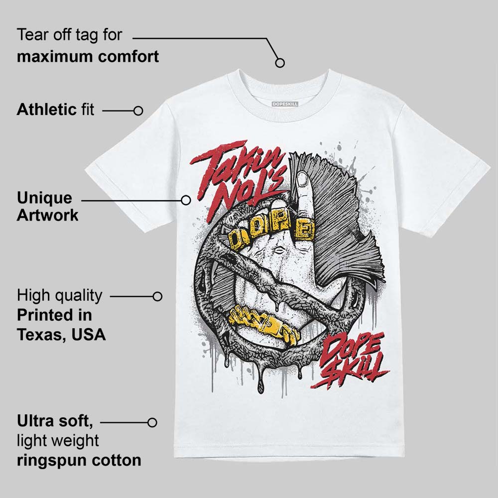 Cement Grey 3s DopeSkill T-Shirt Takin No L's Graphic