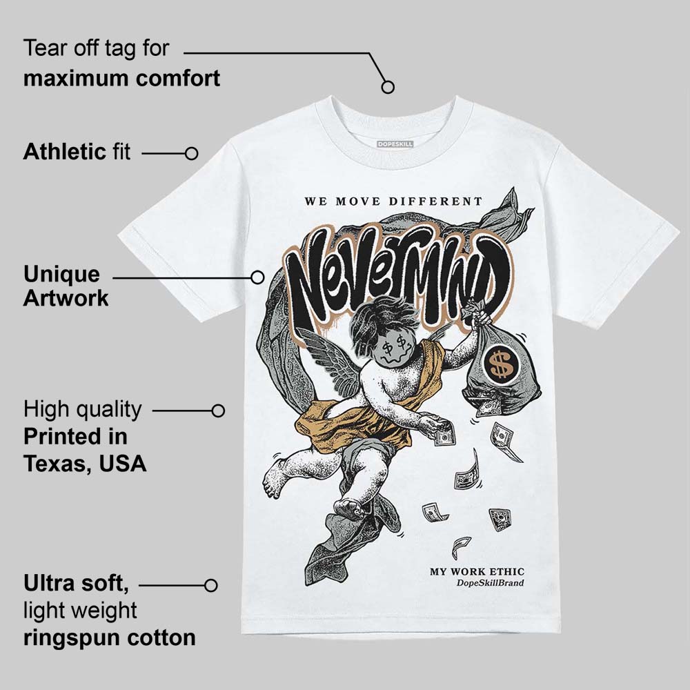 1906R ‚ÄòWhite Gold‚Äô DopeSkill T-Shirt Nevermind Graphic