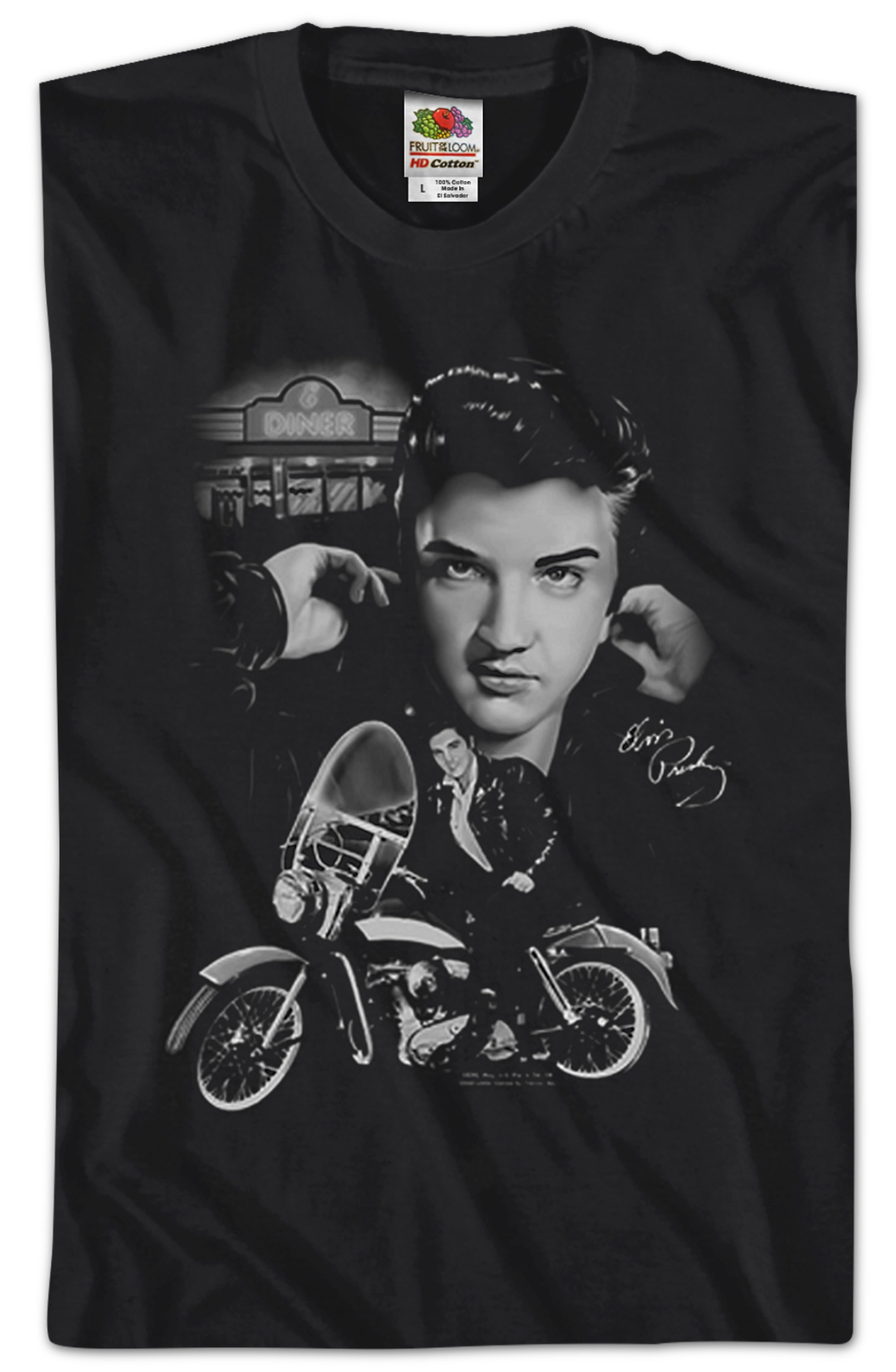 Motorcycle Elvis Presley T-Shirt