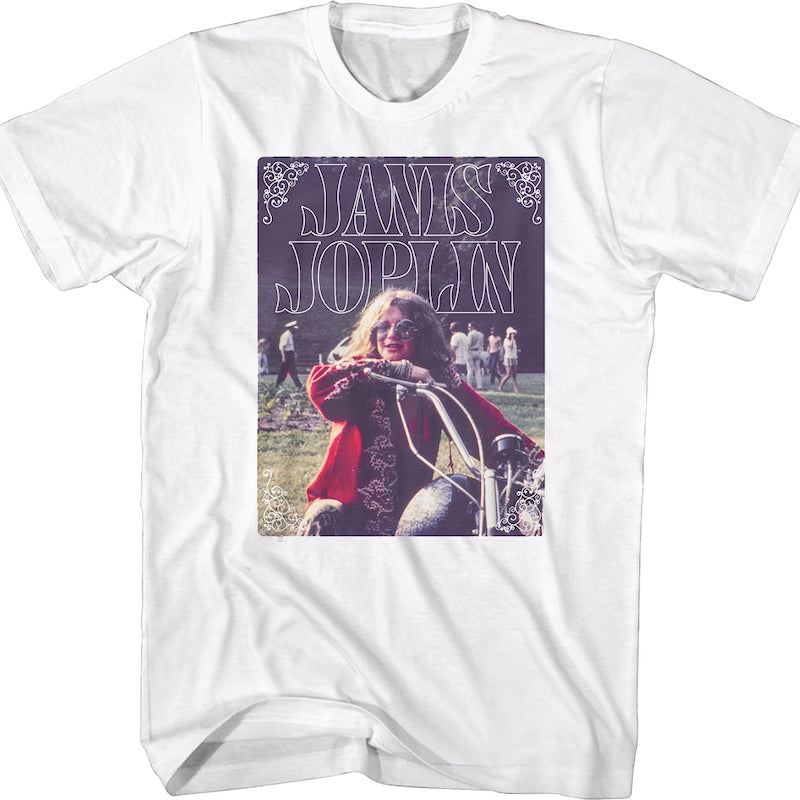 Motorcycle Janis Joplin T-Shirt