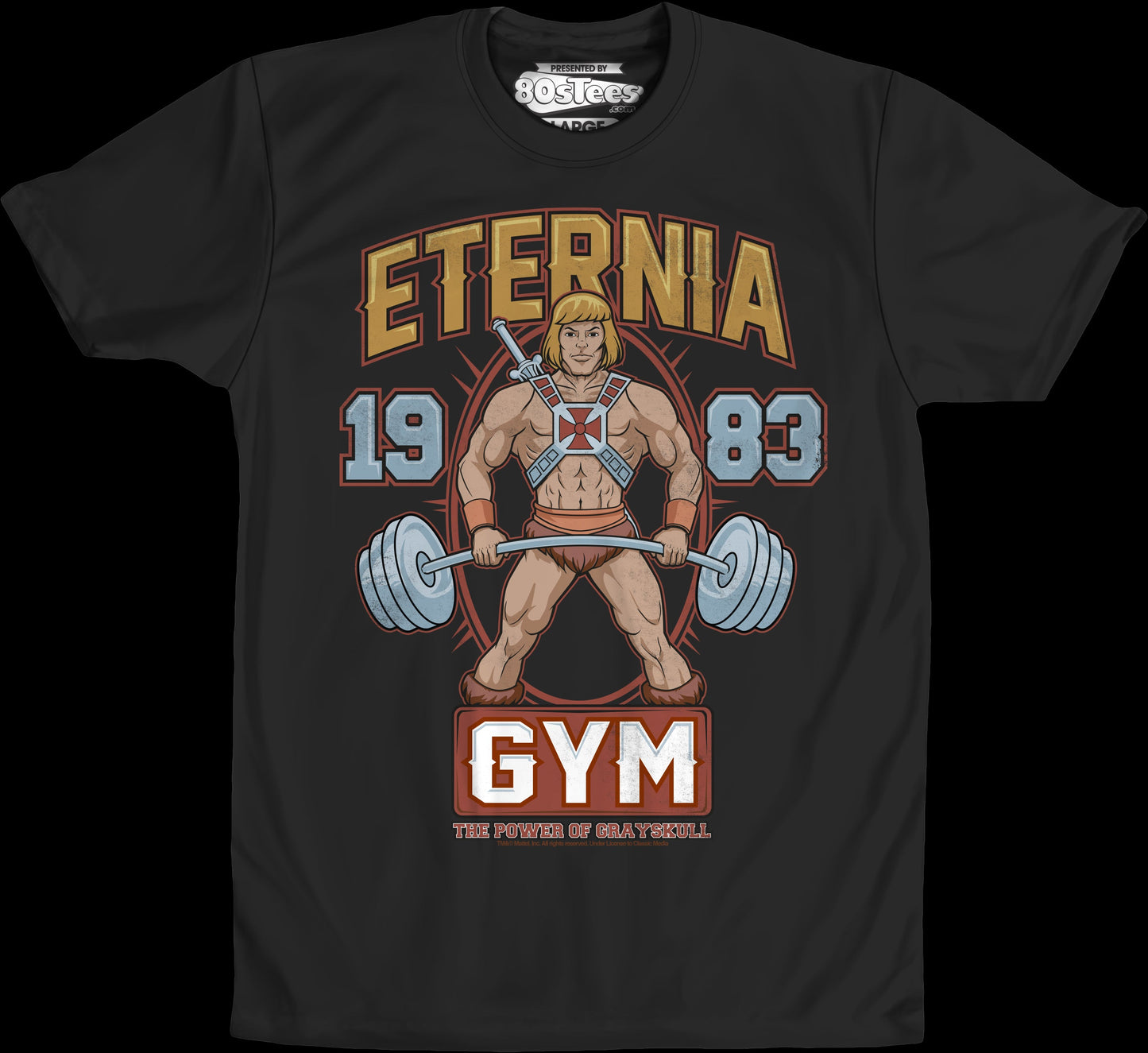 MOTU Eternia Gym He-Man T-Shirt