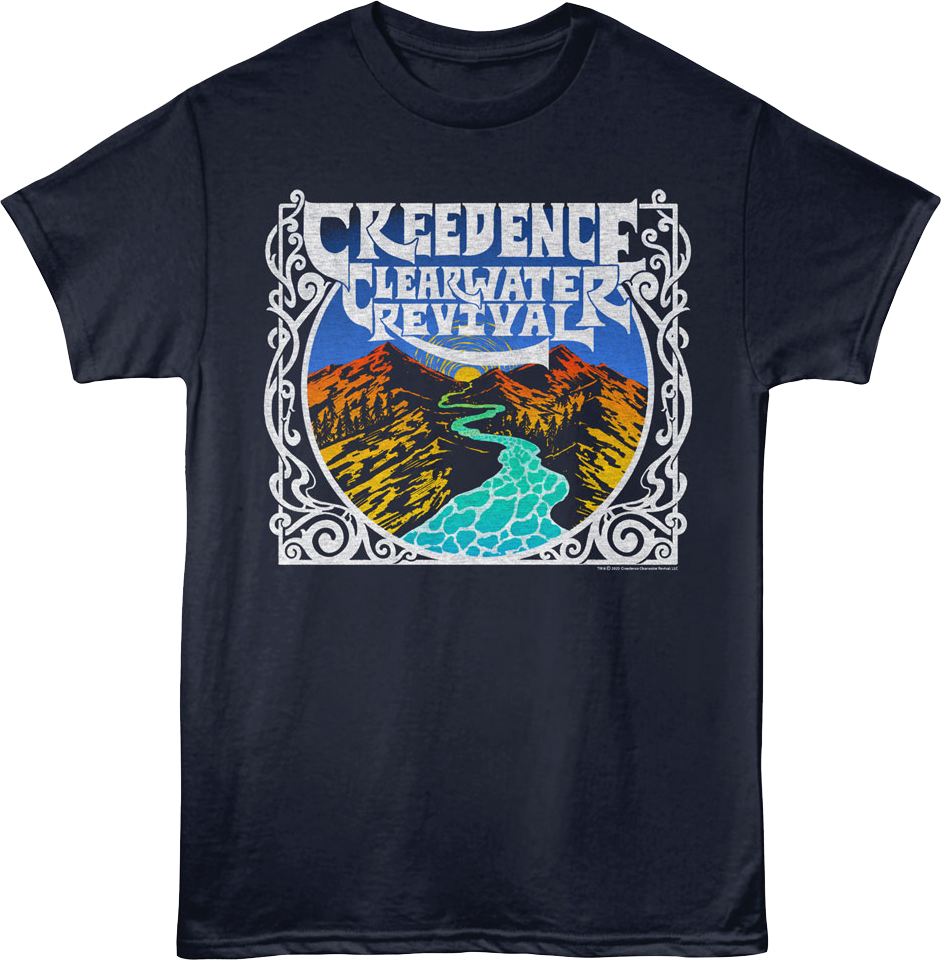 Mountains And River Creedence Clearwater Revival T-Shirt