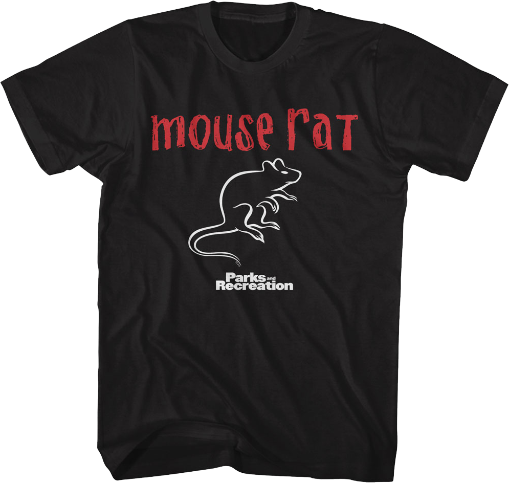 Mouse Rat Logo Parks and Recreation T-Shirt