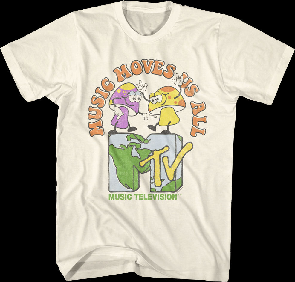 Music Moves Us All MTV Shirt
