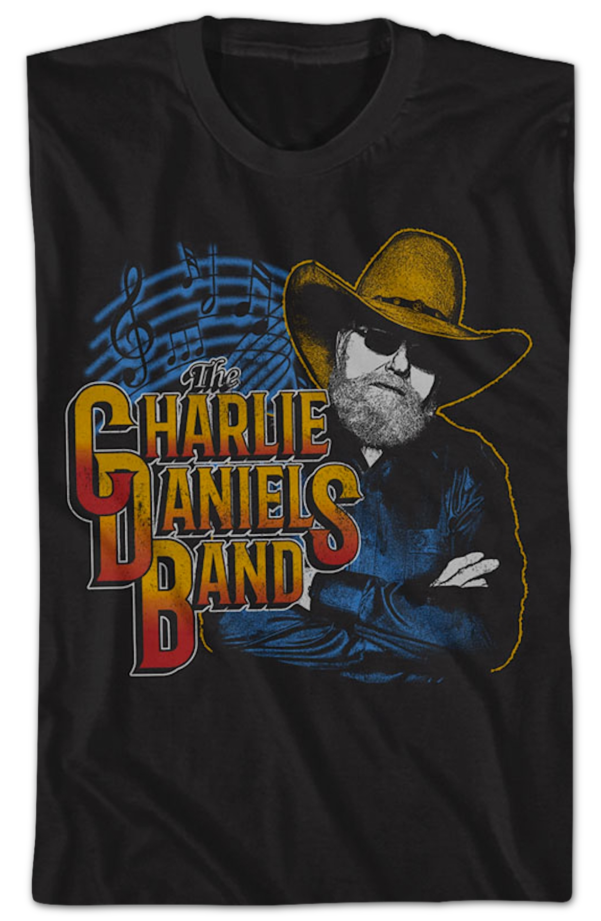 Music Notes Charlie Daniels Band T-Shirt