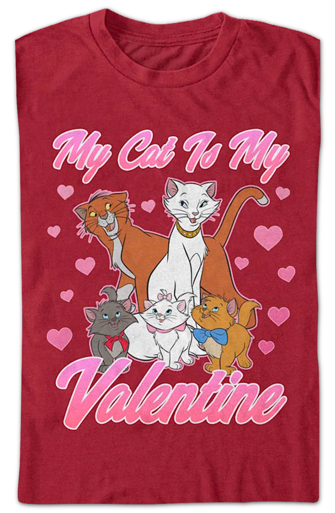 My Cat Is My Valentine Aristocats T-Shirt