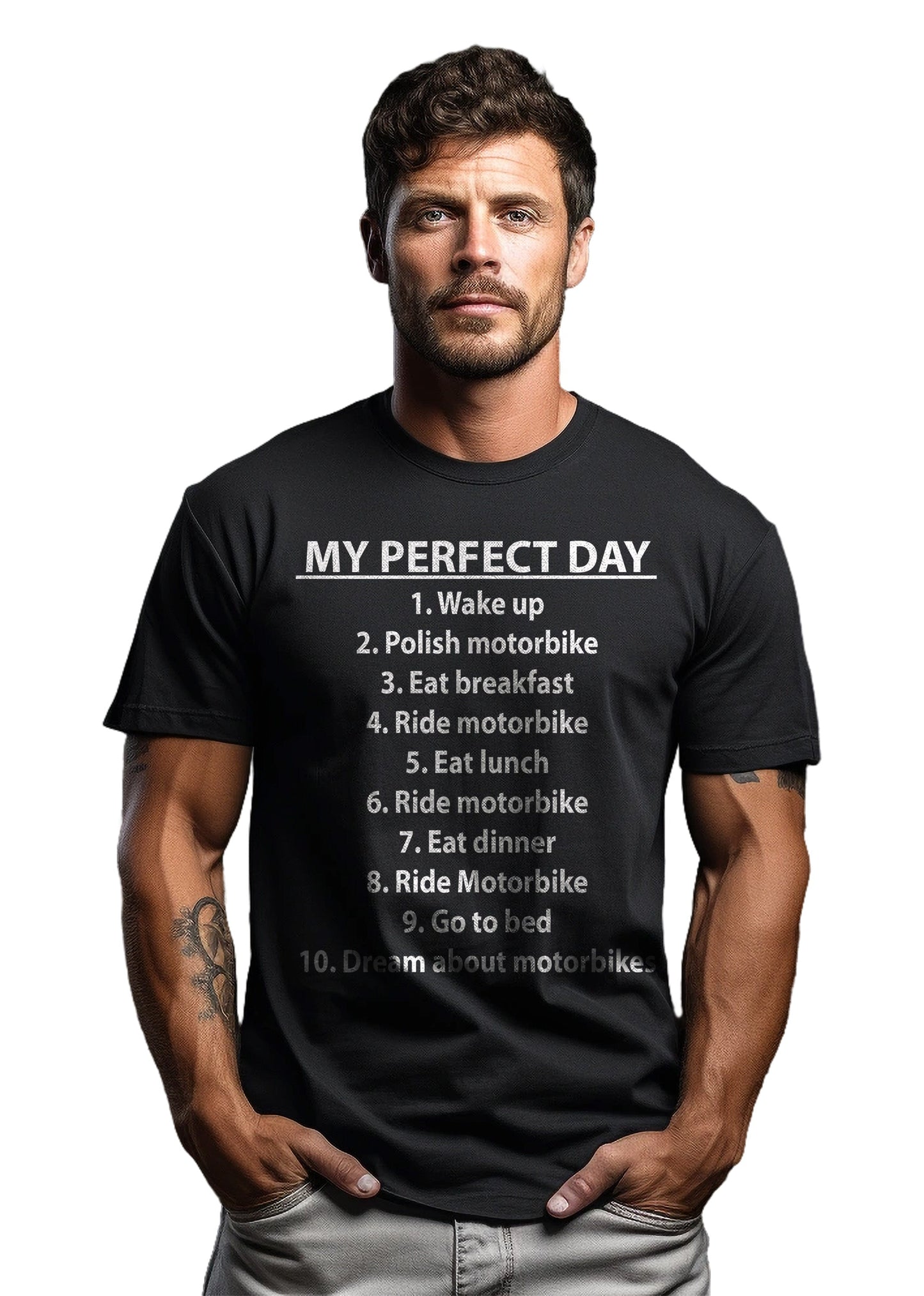 My Perfect Day Motorcycle Tee