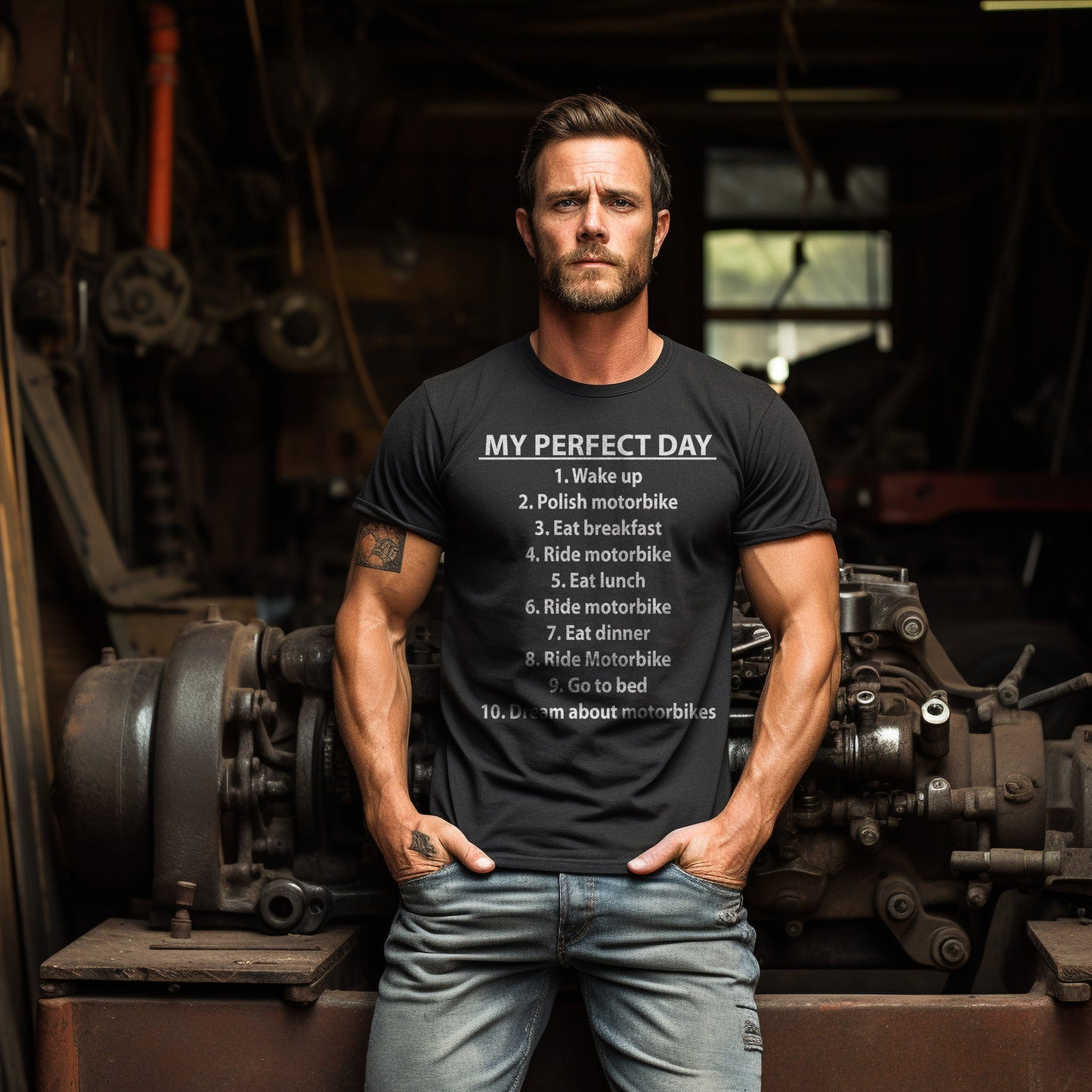 My Perfect Day Motorcycle Tee