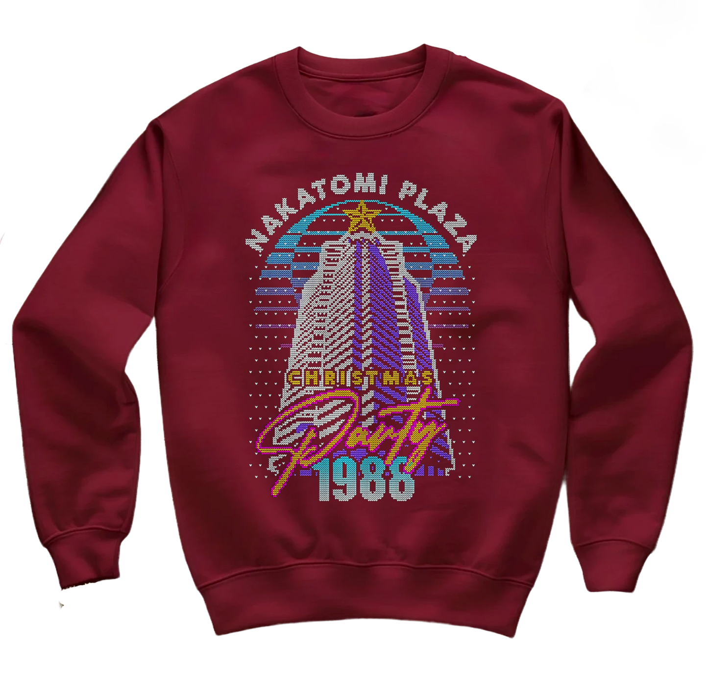 kringle Nakatomi Party 1988 Pixel Sweatshirt