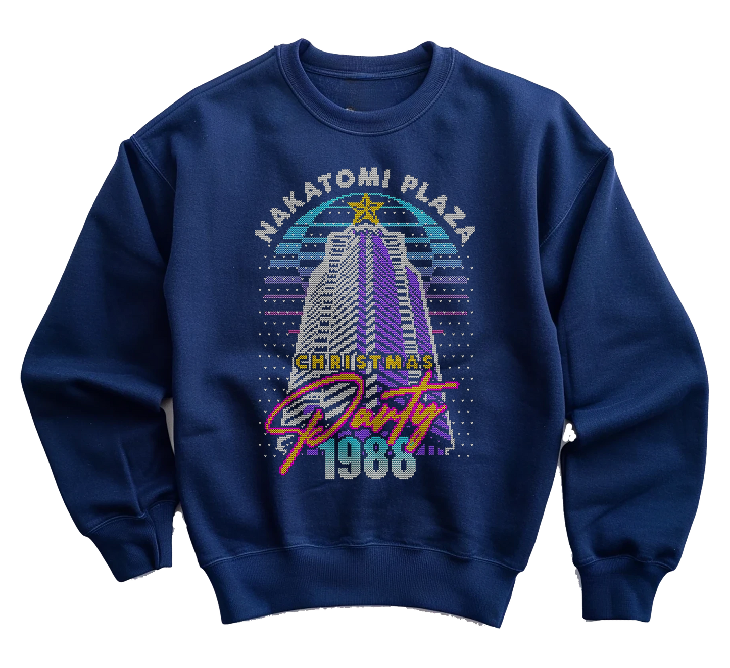 kringle Nakatomi Party 1988 Pixel Sweatshirt