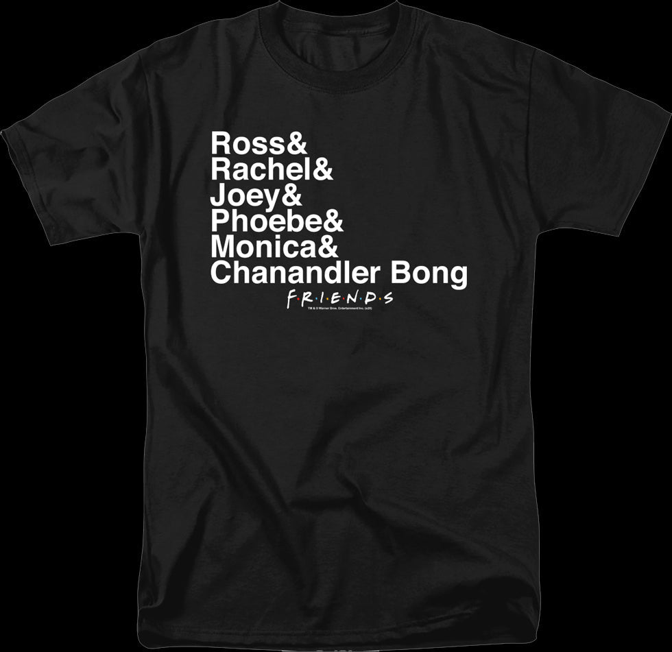 Names Friends T-Shirt