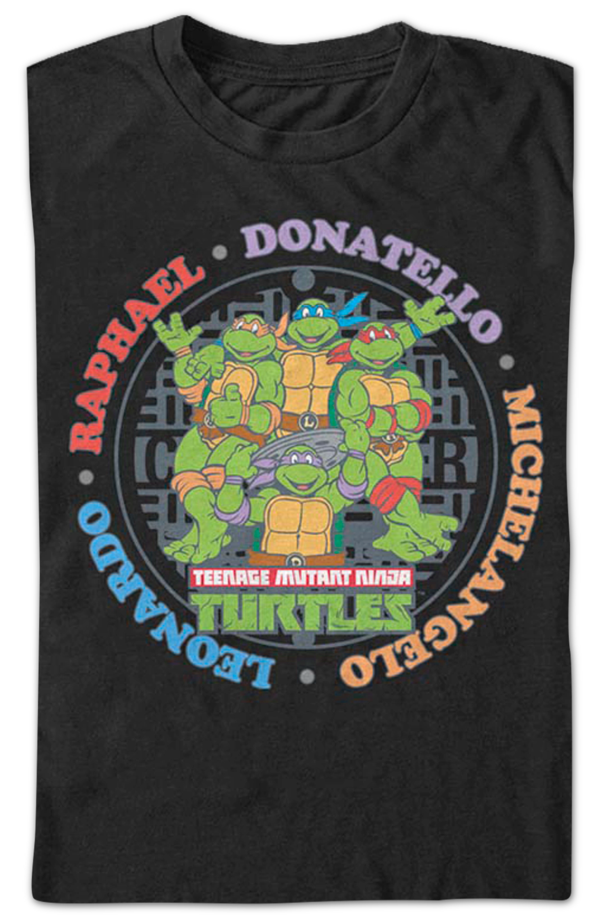 Names Teenage Mutant Ninja Turtles T-Shirt