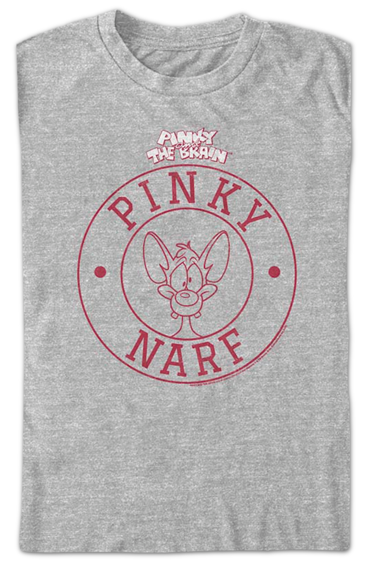Narf Circle Pinky and the Brain T-Shirt
