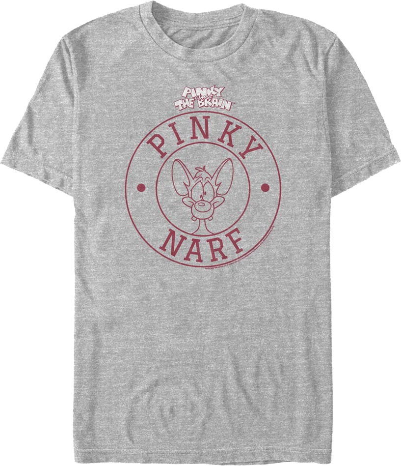 Narf Circle Pinky and the Brain T-Shirt